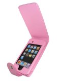 PINK Leather Case Cover for Apple iPod Touch 2nd Generation 8gb, 16gb and 32gb   Belt Clip