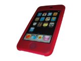 RED Silicone Skin Case Cover for Apple iPod Touch 2nd Gen 8gb, 16gb and 32gb