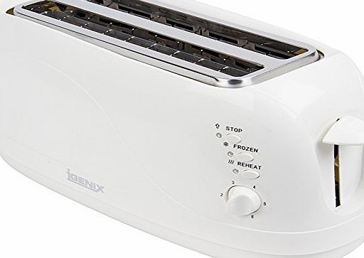 Igenix IG3020 Jun14 4 Slice White Toaster