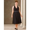 Igigi KEYHOLE OVERLAY DRESS BLACK