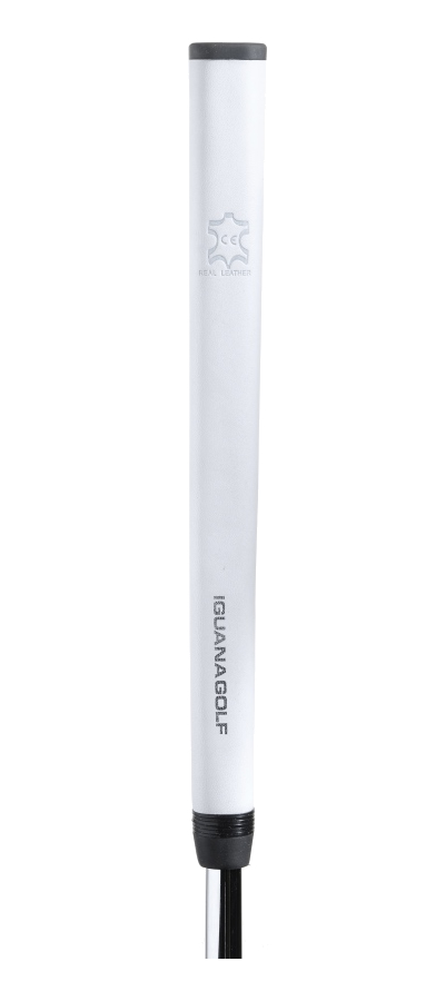 Iguana Golf Tour Leather Putter Grip White