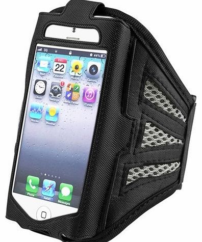 Anti-slip heavy duty Armband for iPhone 5 With FREE DUST CAP