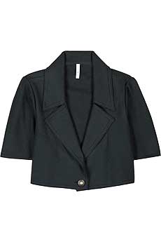 Iisli Cape cropped wool blazer