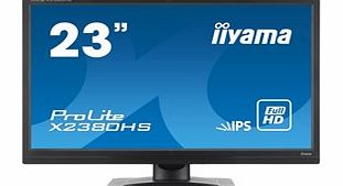 Iiyama LED X2380HS-B 23 Monitor - Black LED IPS