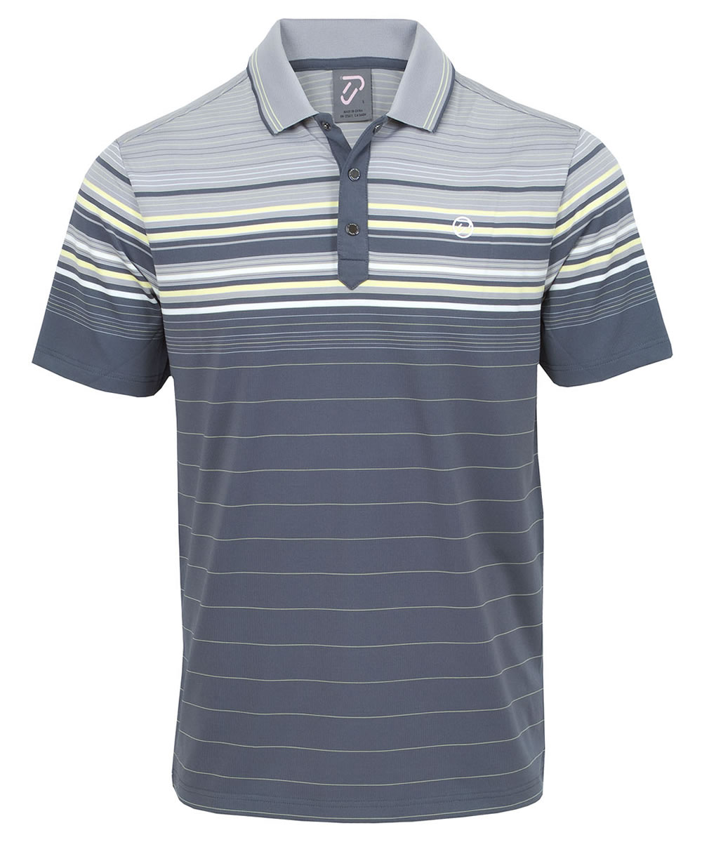 IJP Design Ian Poulter IJP Design Superstripe Polo Shirt Rock