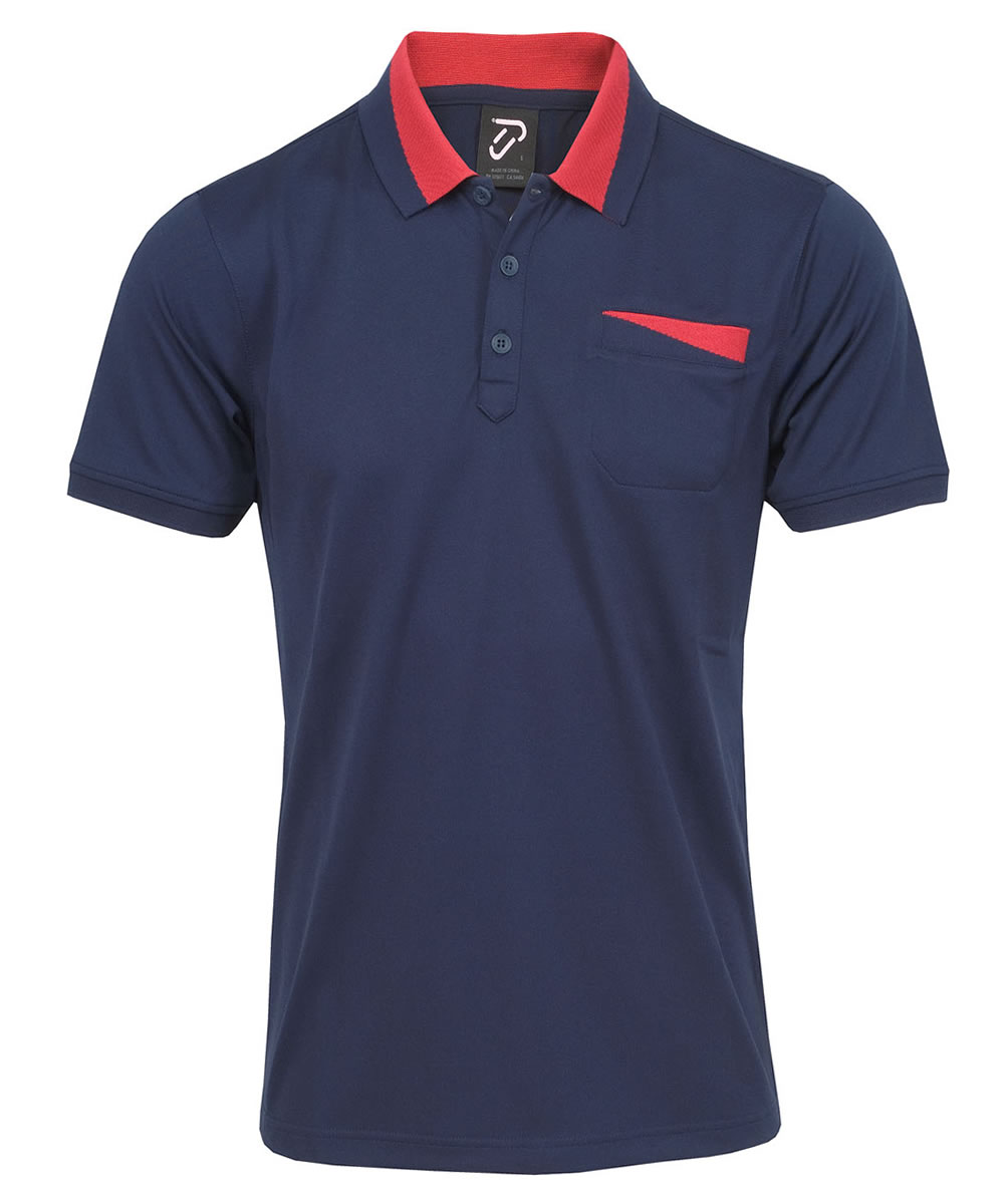 IJP Design Ian Poulter IJP Design The Edge Polo Shirt Navy