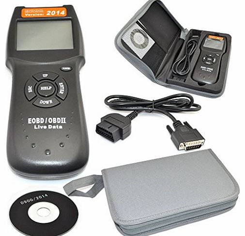 iKKEGOL 2014 D900 Universal CANBUS ODB2 ODBII EODB Auto Car Live Date Fault Trouble Code Reader Diagnostic Scan Scanner Tool