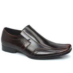Ikon Male Tatoo Layer Vamp Leather Upper in Burgundy, Grey