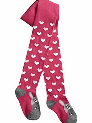 ILCK I.L.C.K Childrens Girls Design Knitted Printed Plain Stretchy Tights Cotton Rich