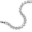 Ileana Creations Swarovski Crystal Bracelet with round settings