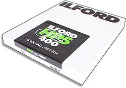 ilford HP5 - 4x5 (5x4) Sheet Film - 25 pack
