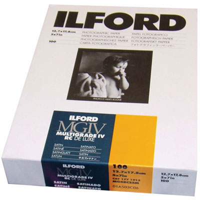 Ilford MG4RC25M 7x5 inch 100 sheets 1771912