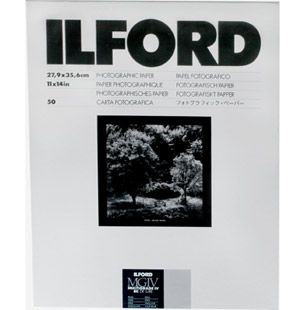 ilford Multigrade Black and White Paper - MGIV 11 x 14inch - Pearl - 50 sheets
