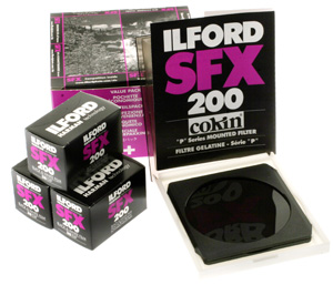 Ilford SFX - 135-36 Films (x3) with SFX Filter - #CLEARANCE