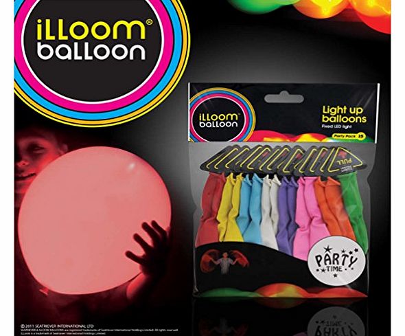 illoom  Balloon - Fixed LED Light Up Balloons - 15pk (Mixed)