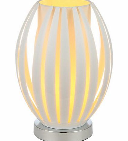 Illumini Benross Varese Table Lamp, White