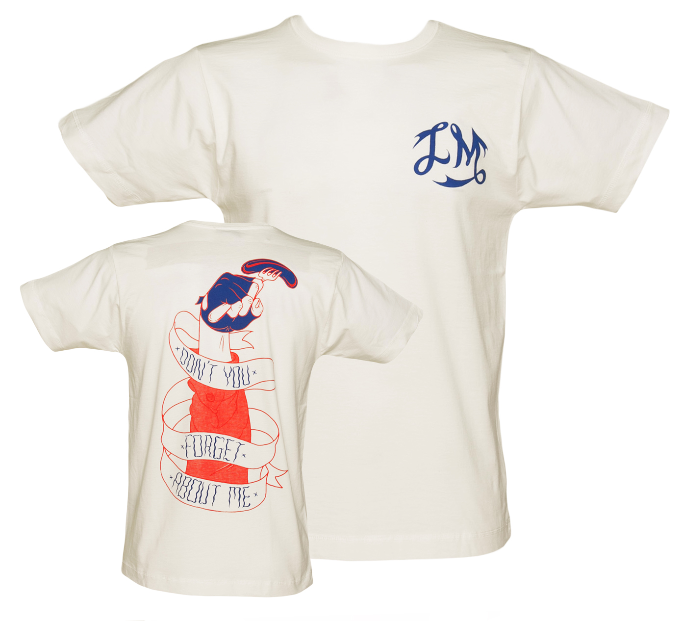 Illustrated Mind Mens White Dont You Forget About Me