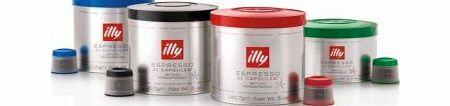 Illy Espresso roasting N, S, Lungo amp; decaff. (M.I.E.), 105 capsules, 693 g