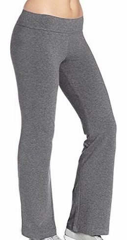 iLoveSIA Womens Bootleg Pant Casual Workout UK Size L 31inch Inseam Grey