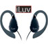 Iluv Lightweight Ear Clip Earphones (Black) (i201)