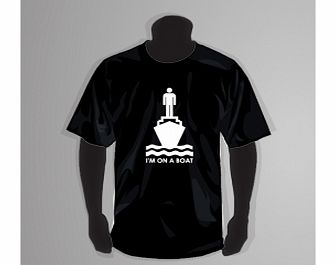 Im On A Boat Black T-Shirt XX-Large ZT Xmas