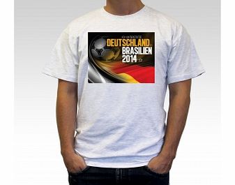 Supporting Germany Ash Grey T-Shirt Medium ZT