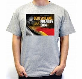 Supporting Germany Grey T-Shirt Small ZT