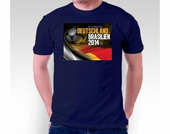 Supporting Germany Navy T-Shirt Medium ZT
