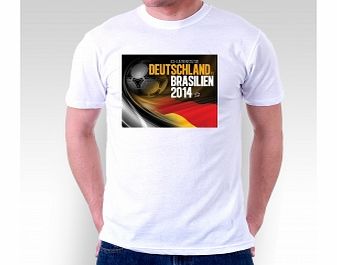 Supporting Germany White T-Shirt Small ZT