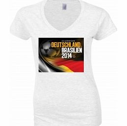 Im Supporting Germany White Womens T-Shirt