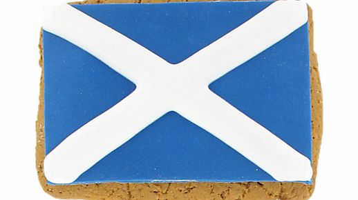 Image on Food Scottish Flag Gingerbread Biscuit,