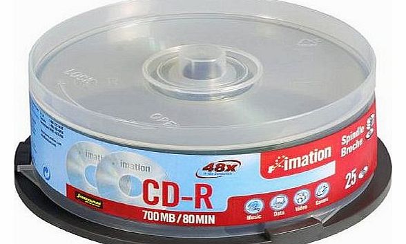 Imation 18646 CD-R 52x 25pack Spindle