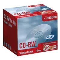 IMATION CD-RW 700MB 80 MIN 4-10X SHOWBOX (10