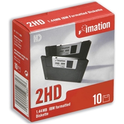 Imation Diskettes 3.5in DS and HD Formatted
