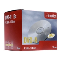 IMATION DVD-R 4.7GB 16X 10 PACK JEWEL CASE