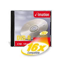 Imation DVD-R 4.7GB 16X - Spindle 10 Pack