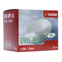 IMATION DVD-RW 4.7GB 4X 10 PACK JEWEL CASE SHOWBOX