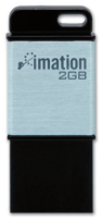 Imation USB 2.0 ATOM Flash Drive - 2 GB