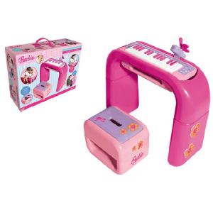 IMC Barbie Keyboard And Stand And Stool
