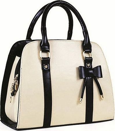 Imixcity Women Vintage New Shoulder Bags Faux Leather Hobo Messenger Lady Handbags Bag (Beige)