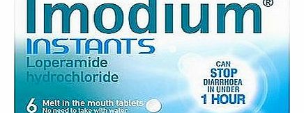Imodium Instants - 6 Tablets 10021147