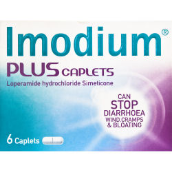 imodium Plus Caplets 6 Caplets