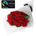 Imogen Stone 10 Red Fairtrade Freedom Roses