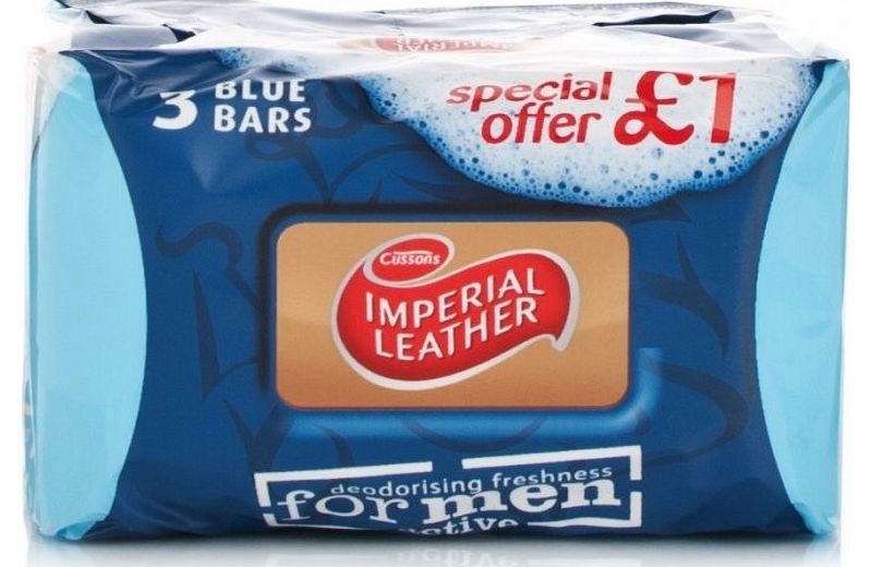 Imperial Leather For Men Soap 3 Pack