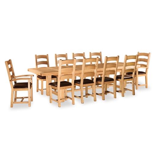 Imperial Oak Extending Dining Table 593.002