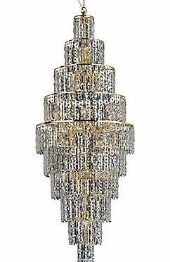 Impex Leona Chandelier, Gold, 24 Light