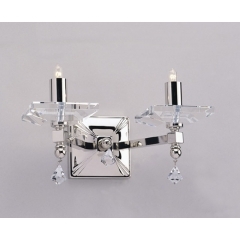 Impex Lighting Square Arm Double Wall Light