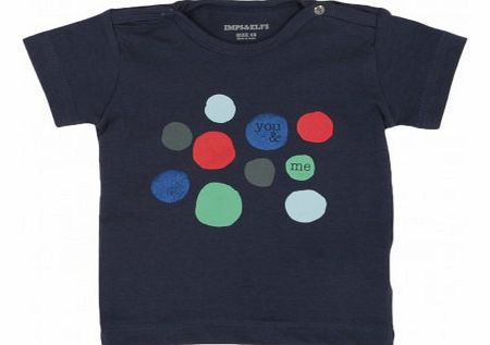 You & Me T-shirt Indigo blue `1 month
