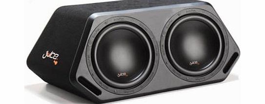 IN PHASE Audio  D212 Double Active Sub Woofer Enclosure with 2400 W Built in Amplifier, 12 - inch