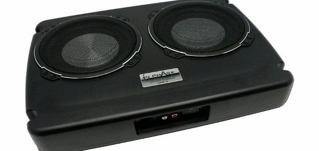 In Phase USW12 600W Active Enclosure Underseat Twin Subwoofer